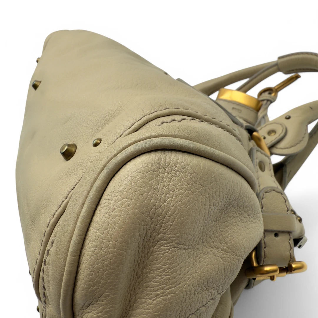 Chloé Handtasche Paddington beige / hellgrau