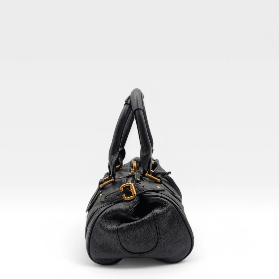 Chloé Handtasche Paddington schwarz