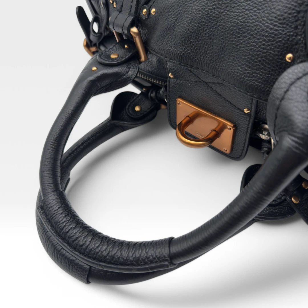 Chloé Handtasche Paddington schwarz
