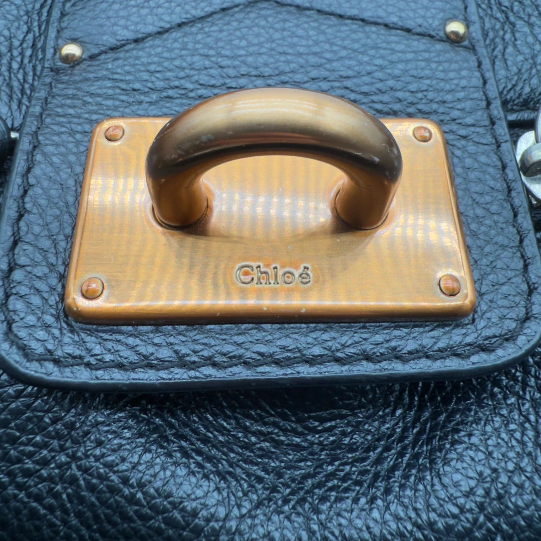 Chloé Handtasche Paddington schwarz