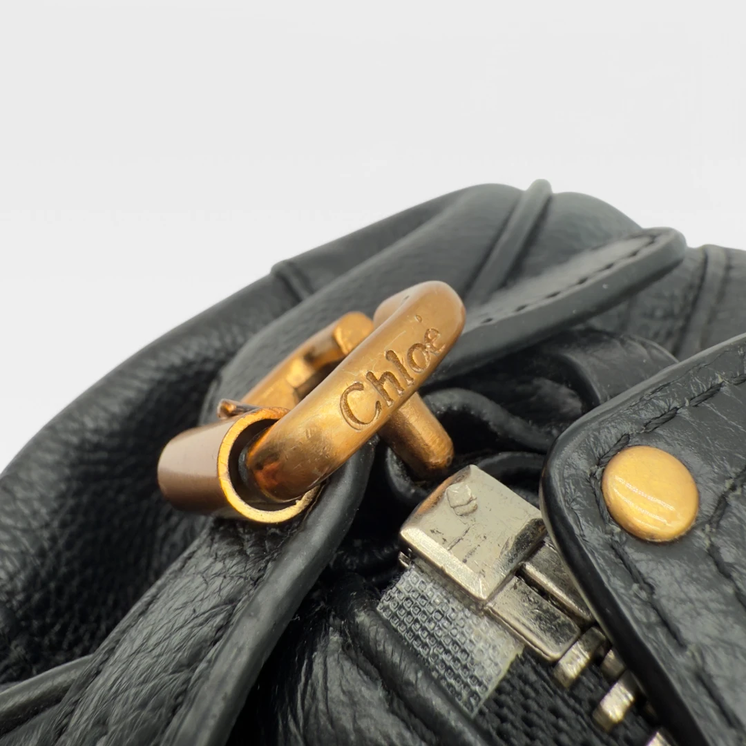 Chloé Handtasche Paddington schwarz