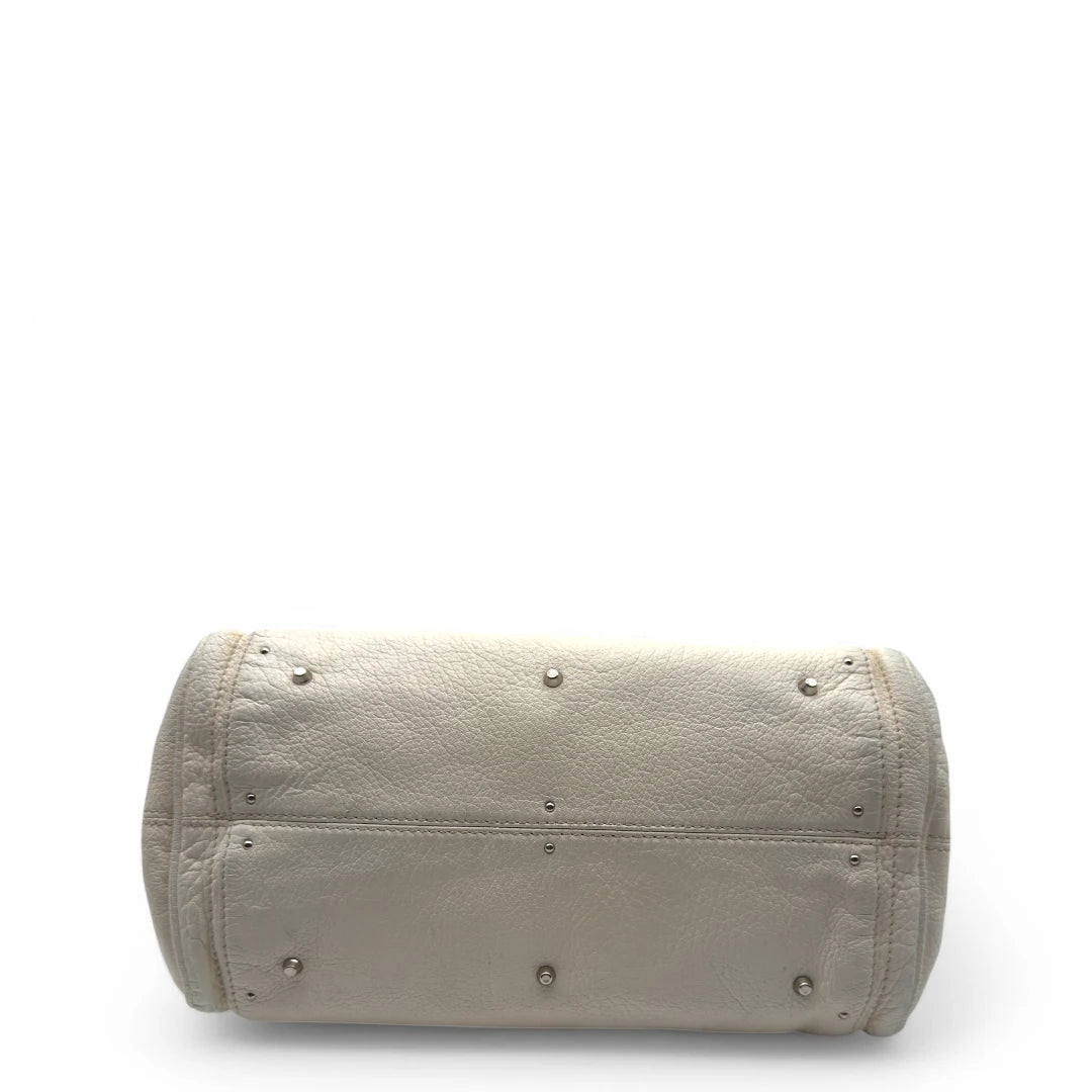 Chloé Paddington handbag in white leather