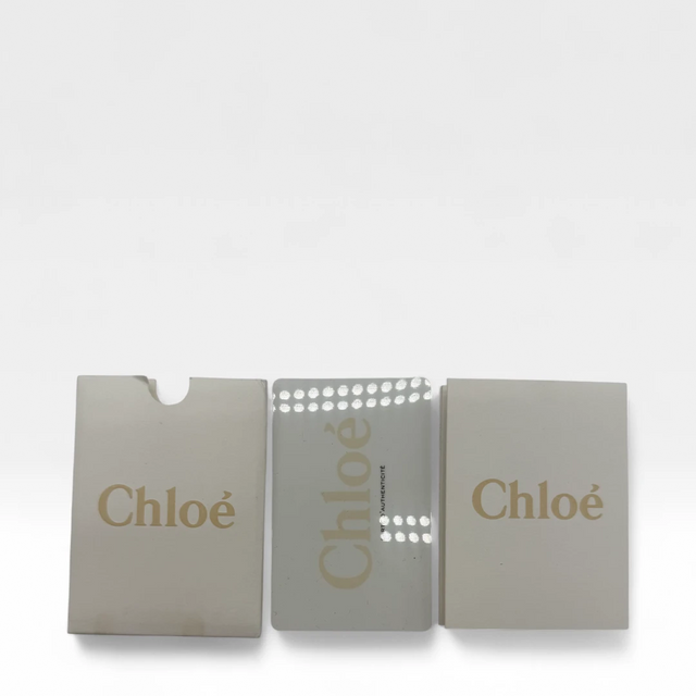 Chloé Handtasche Paddington mini aus Leder grau