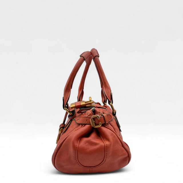 Chloé Handtasche Paddington aus Leder orange