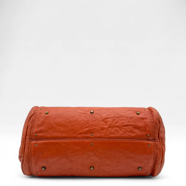 Chloé Handtasche Paddington aus Leder orange