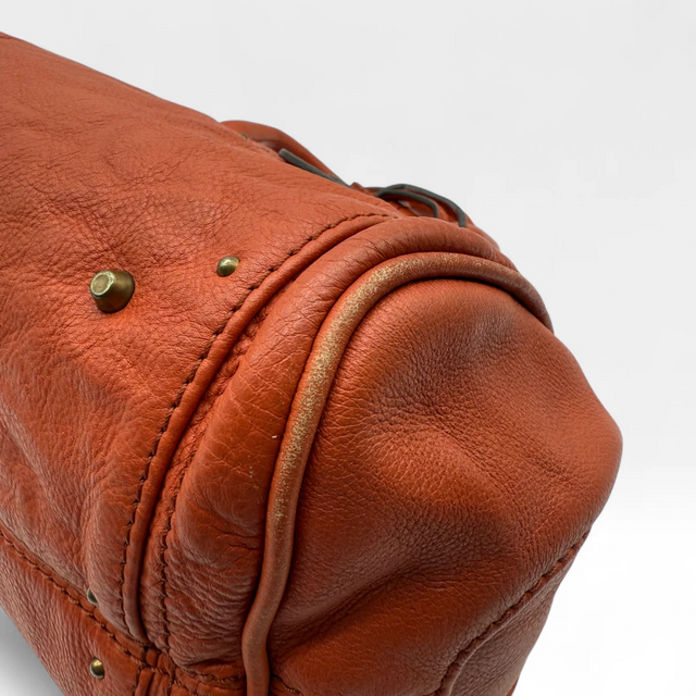 Chloé Handtasche Paddington aus Leder orange