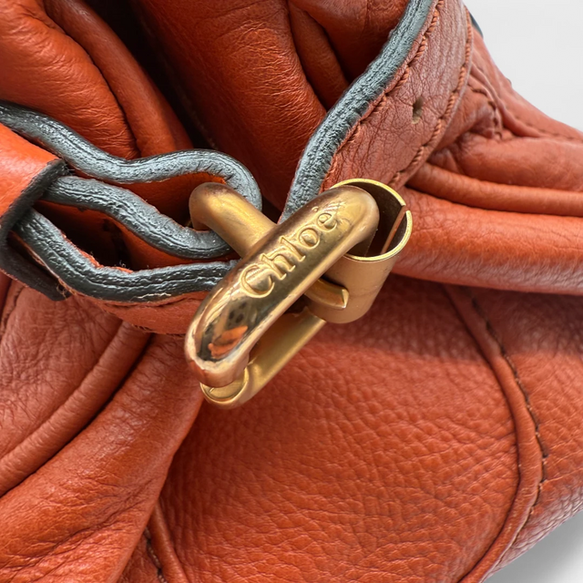 Chloé Handtasche Paddington aus Leder orange