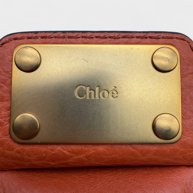 Chloé Handtasche Paddington aus Leder orange