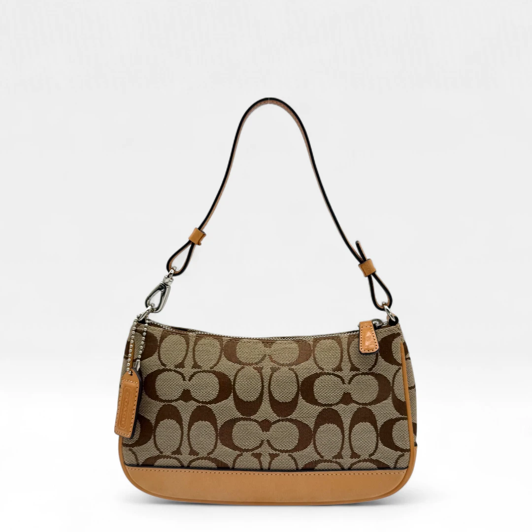 Coach Pochette monogram beige