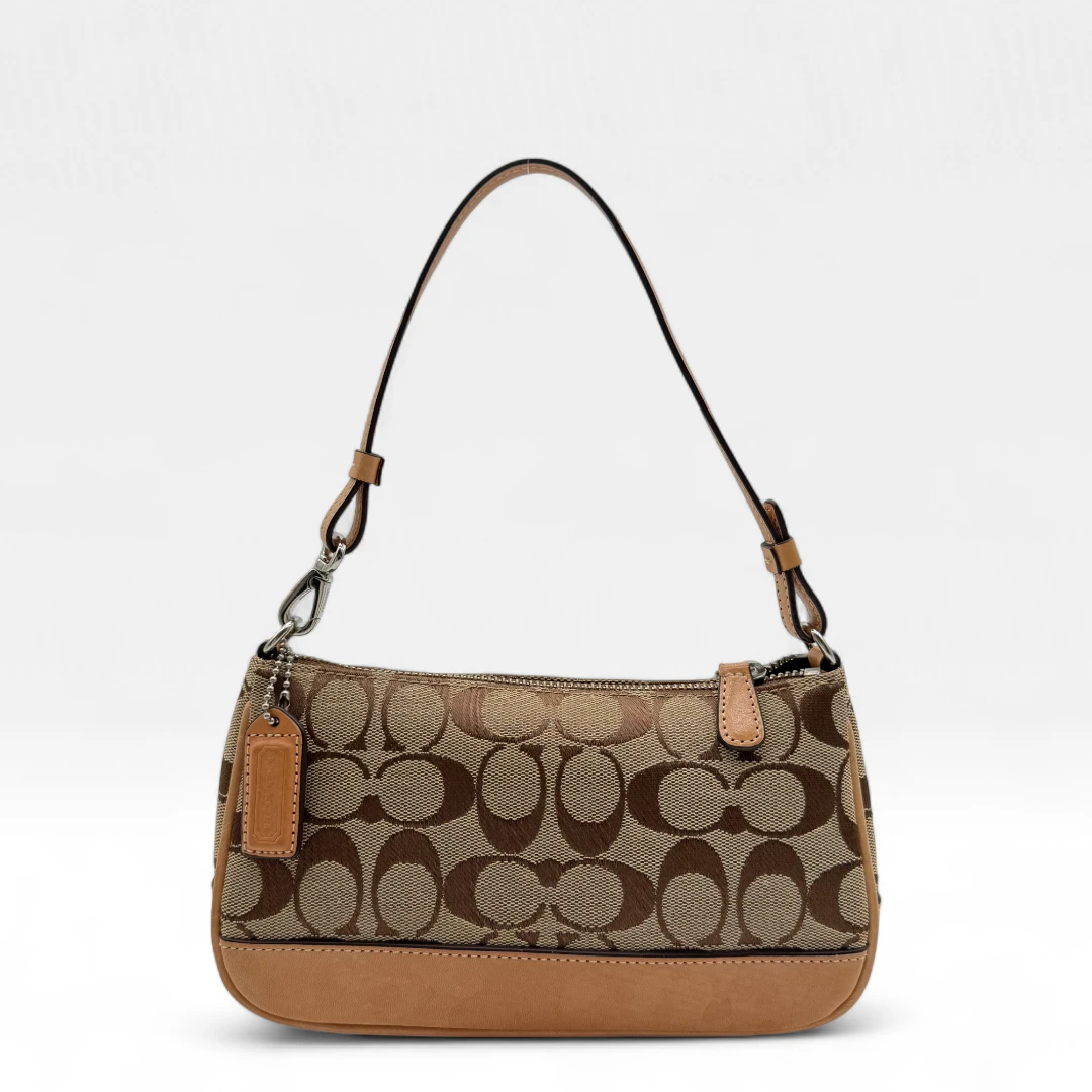 Coach pochette beige