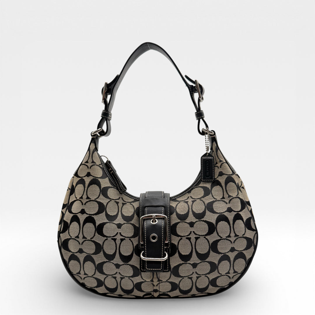 Coach handbag Croissant beige & brown