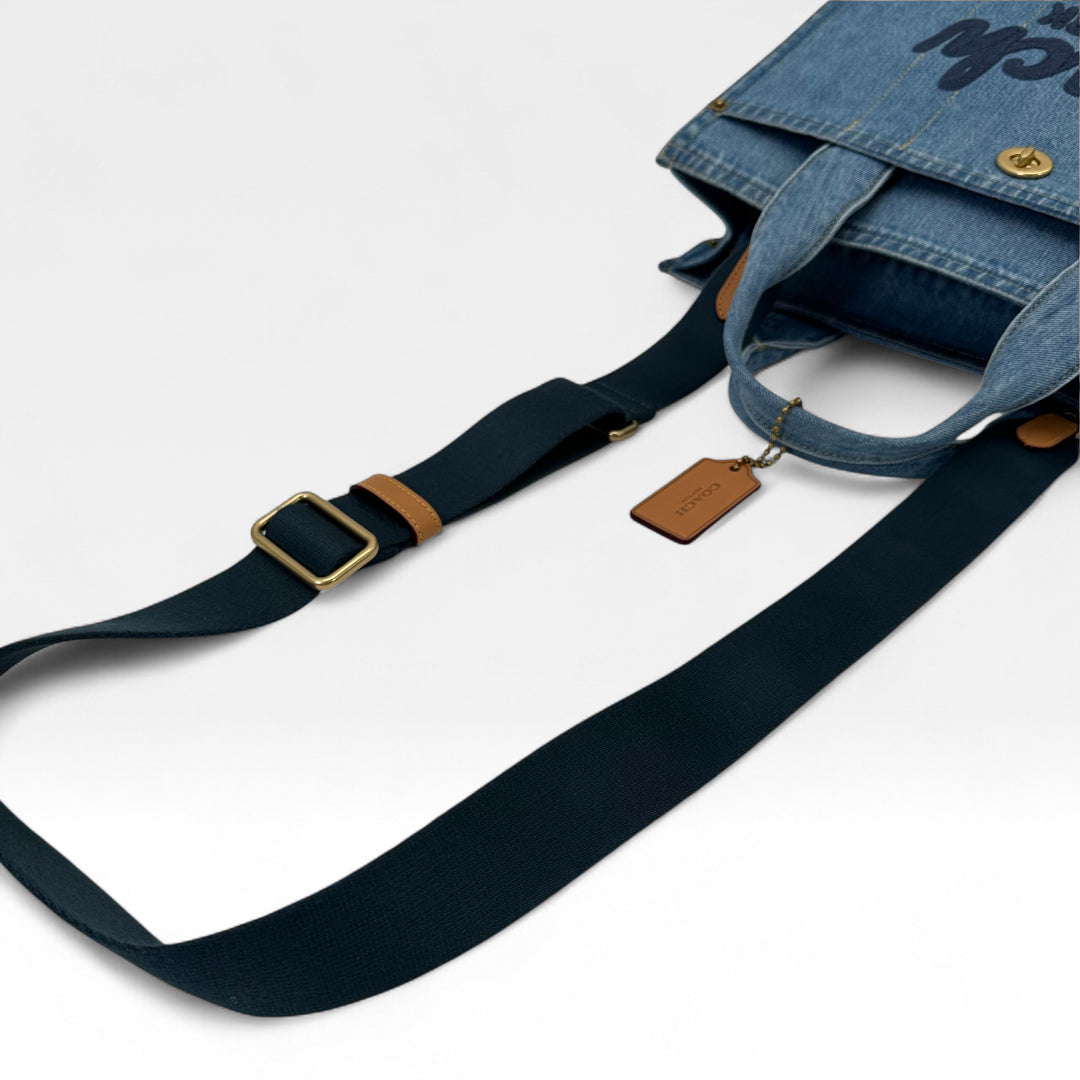 Borsa tote in denim