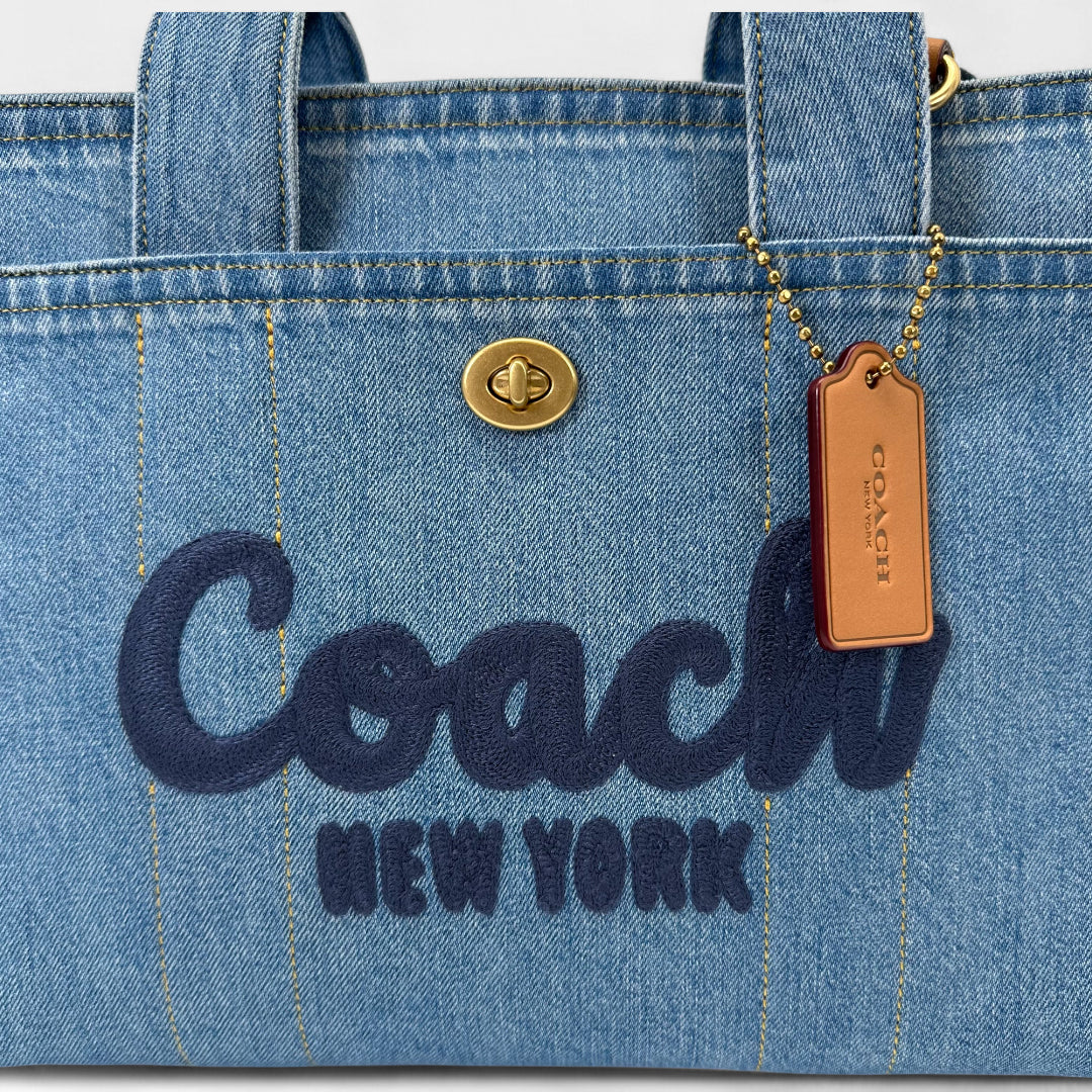 Borsa tote in denim