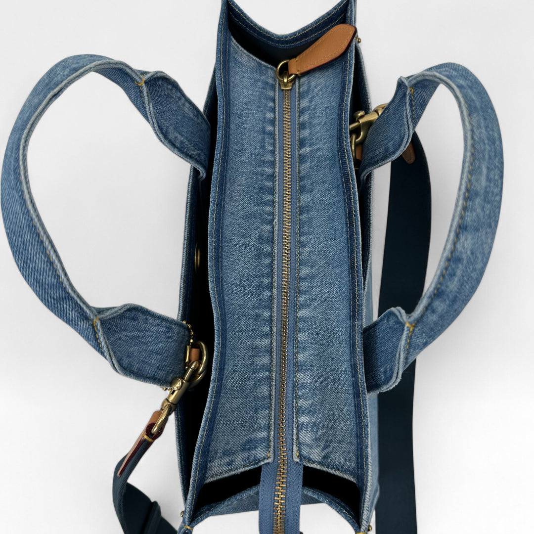 Borsa tote in denim