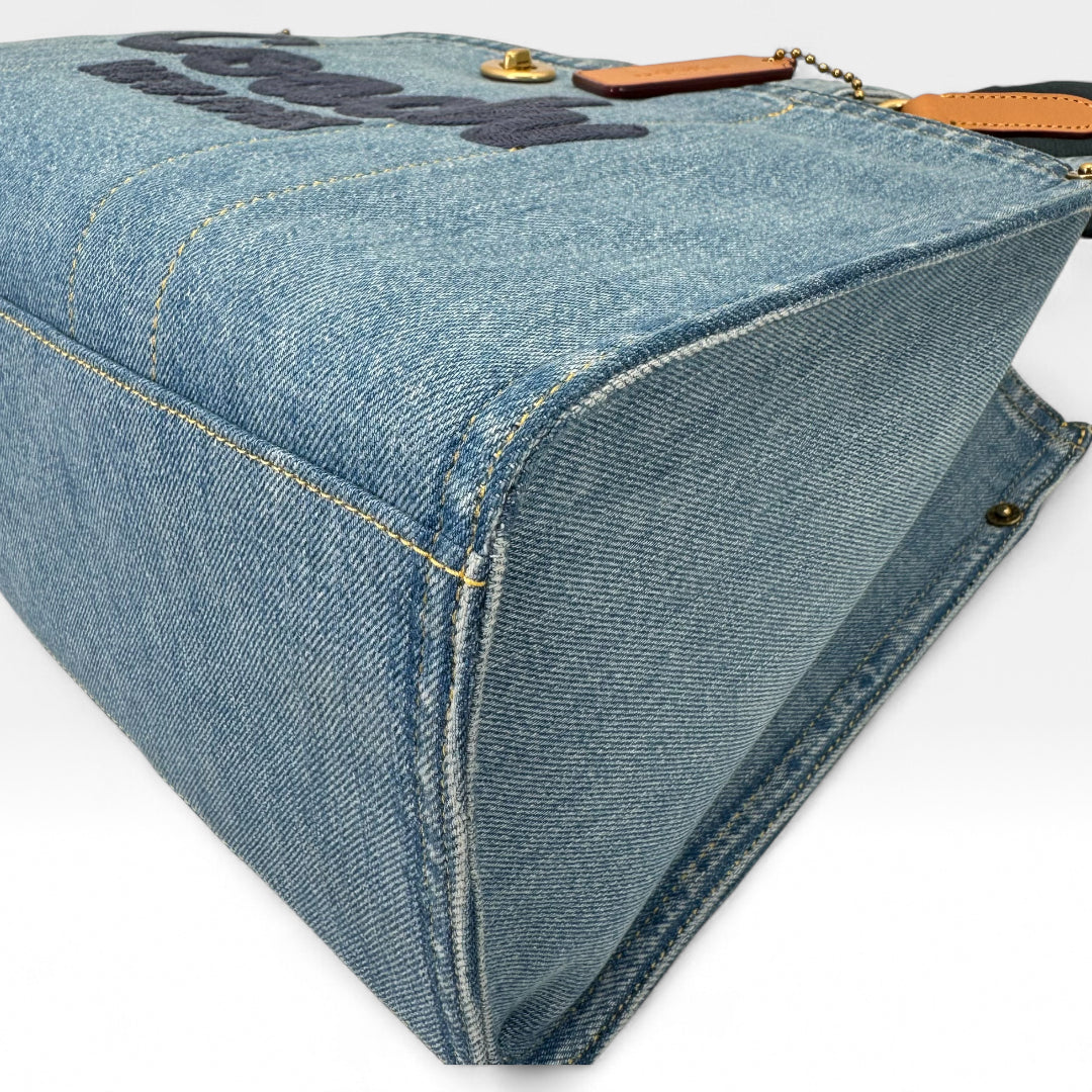Borsa tote in denim