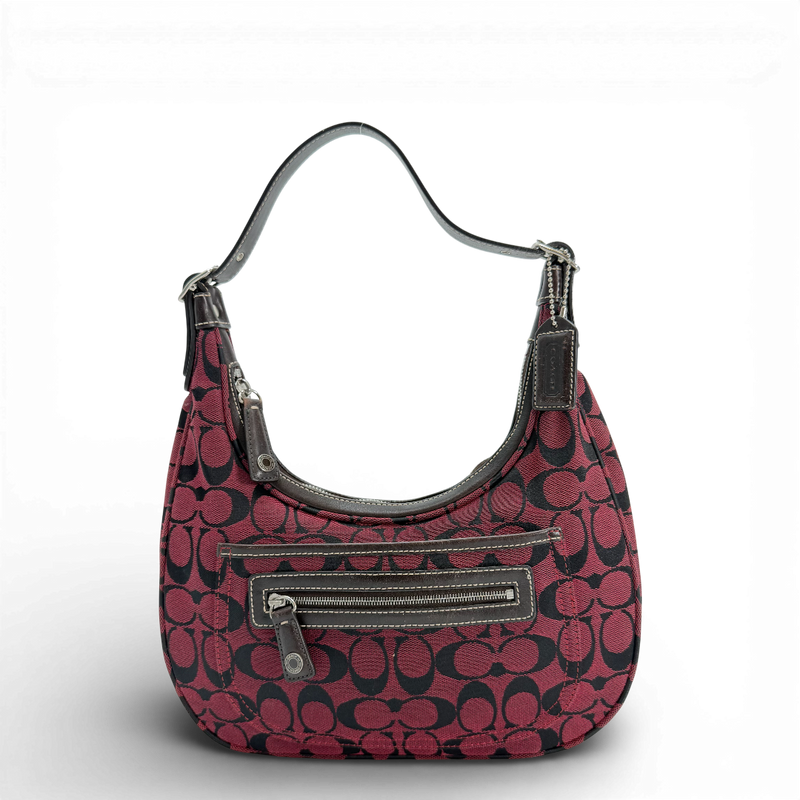 Coach Shoulder Bag Hobo Signature