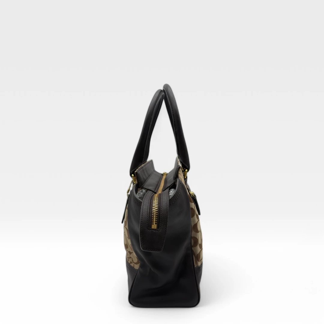 Coach Handtasche / Shopper beige