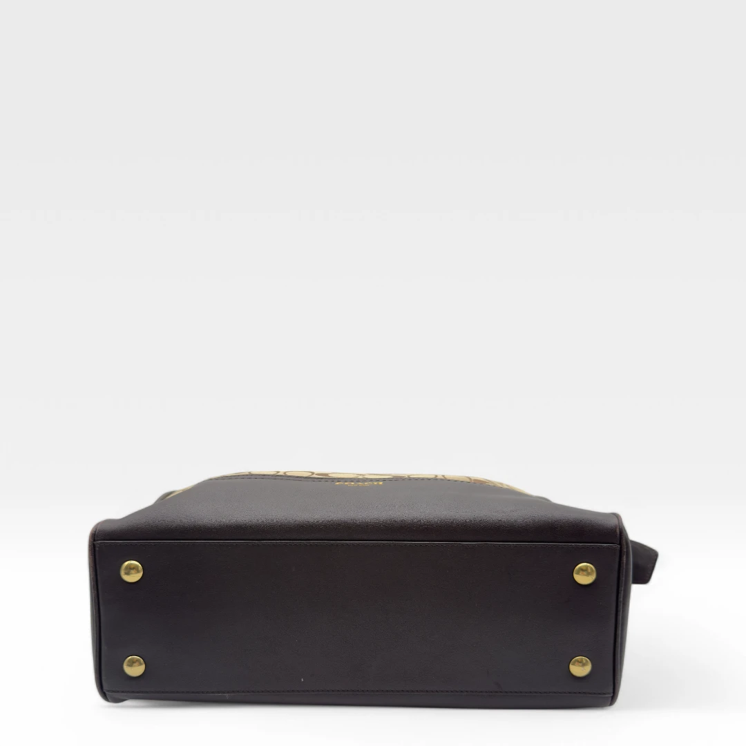 Coach Handtasche / Shopper beige