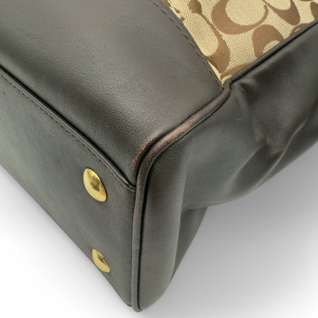 Coach Handtasche / Shopper beige