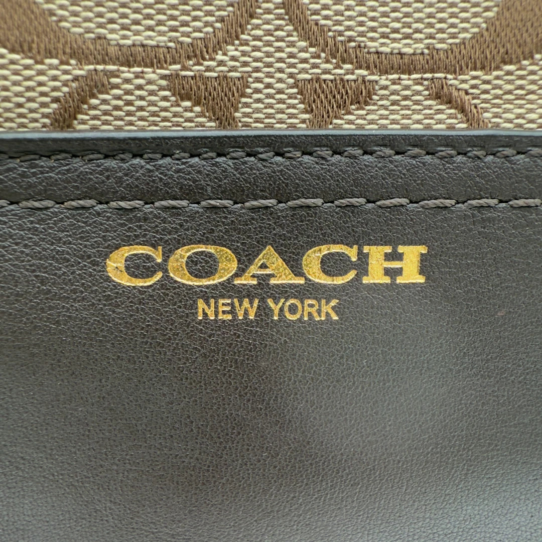Coach Handtasche / Shopper beige