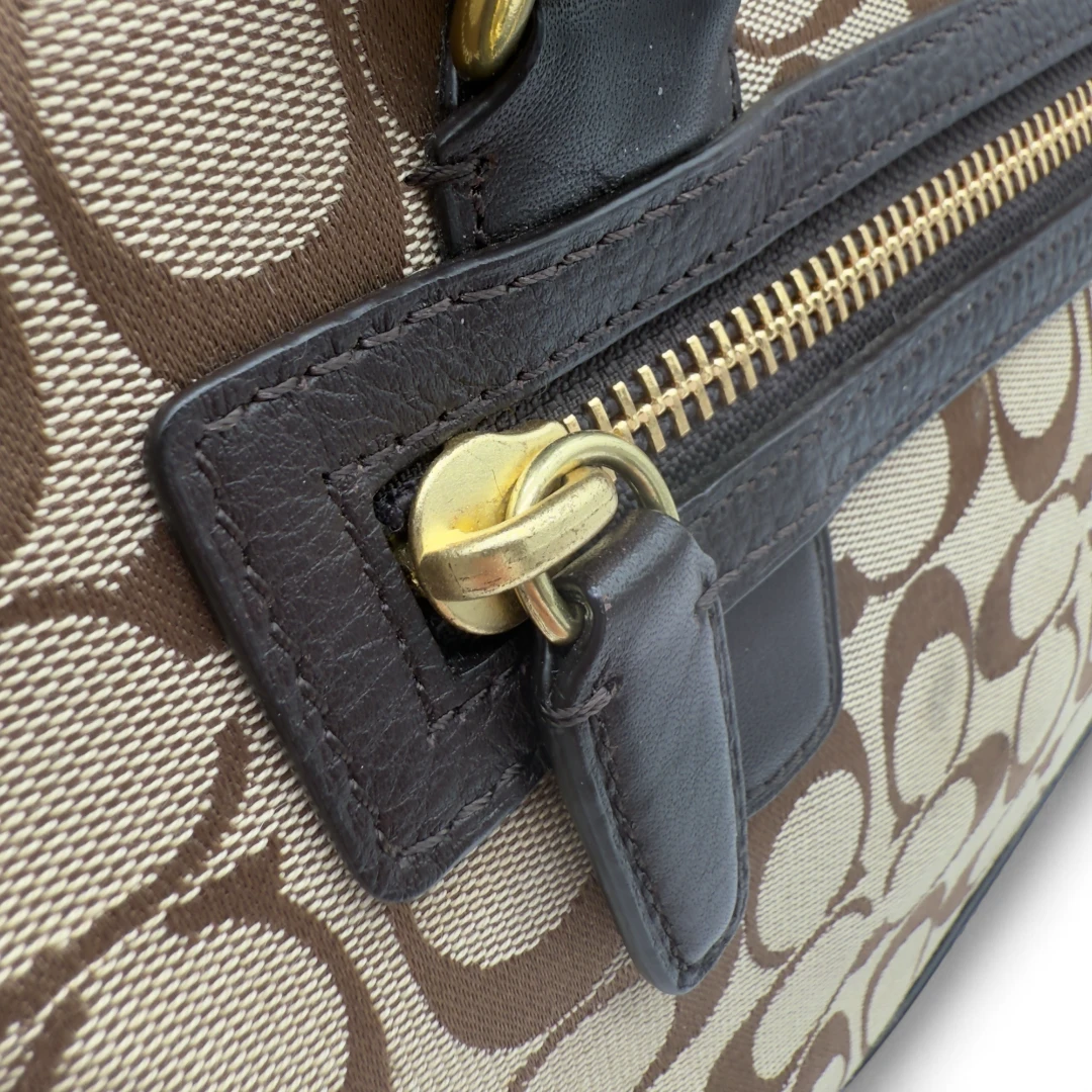Coach Handtasche / Shopper beige
