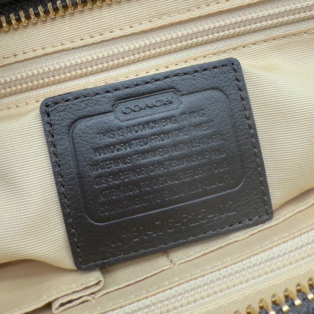 Coach Handtasche / Shopper beige
