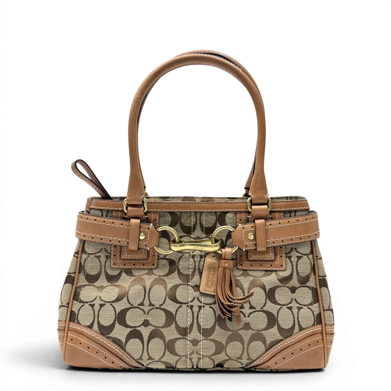 Coach Handtasche Shopper klein Signature