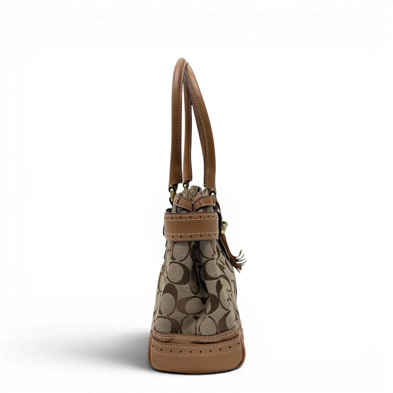 Coach Handtasche Shopper klein Signature