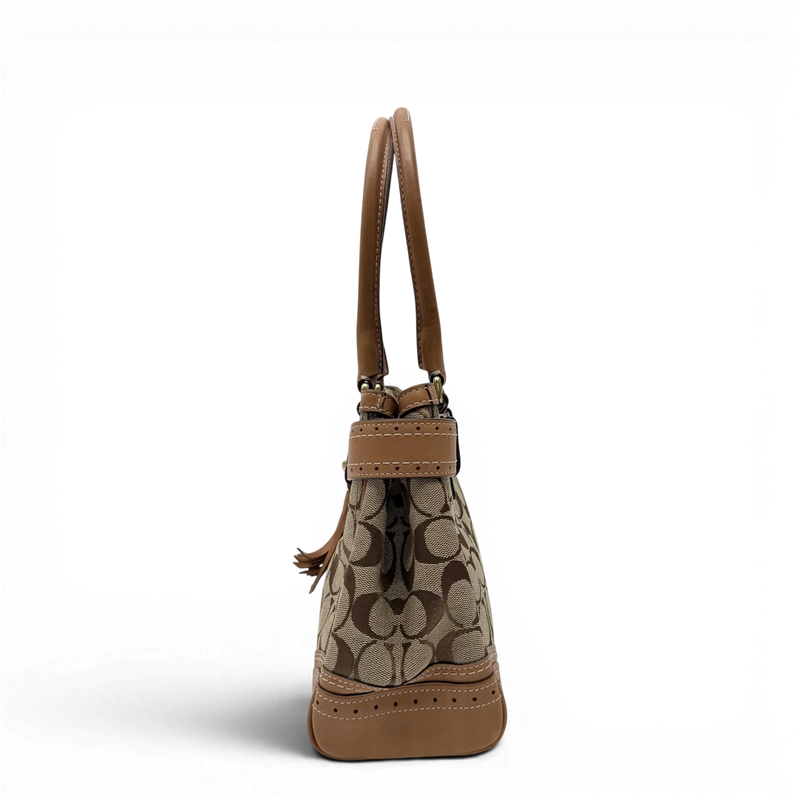 Coach Handtasche Shopper klein Signature