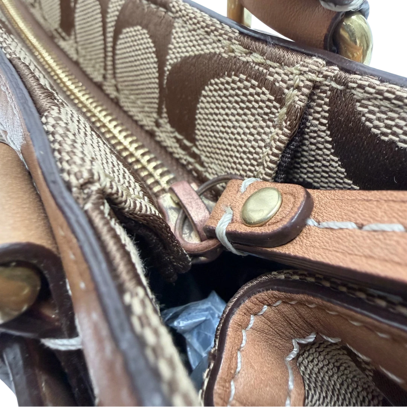 Coach Handtasche Shopper klein Signature