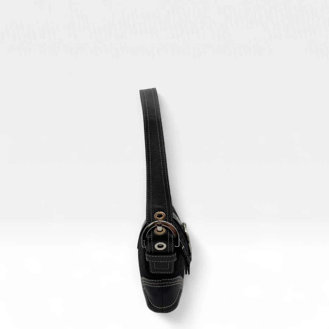 Coach Handtasche Soho Signature schwarz