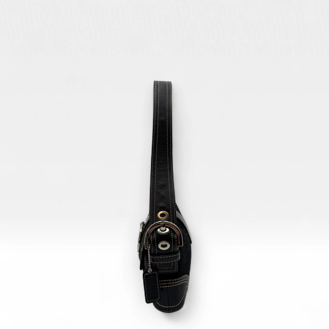 Coach Handtasche Soho Signature schwarz