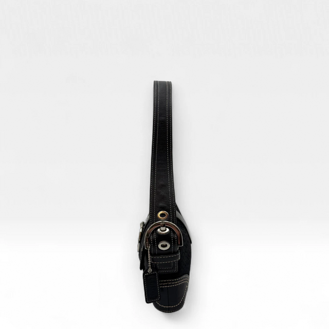 Coach Handtasche Soho Signature schwarz