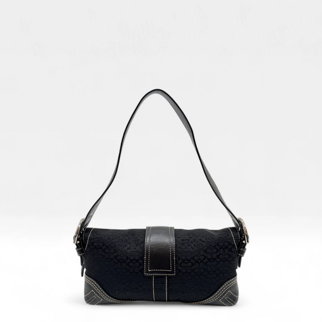 Coach Handtasche Soho Signature schwarz