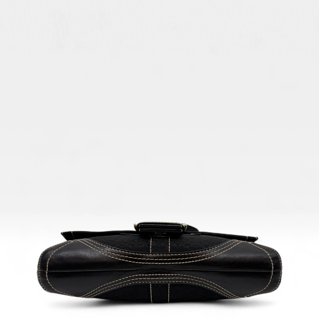 Coach Handtasche Soho Signature schwarz
