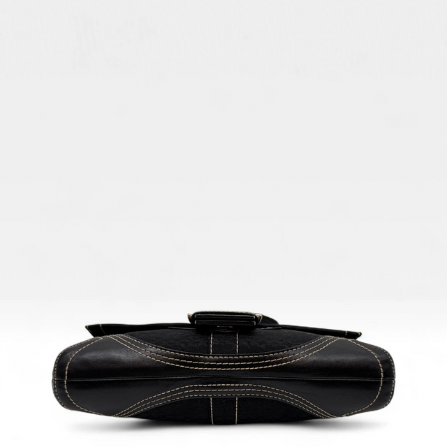 Coach Handtasche Soho Signature schwarz