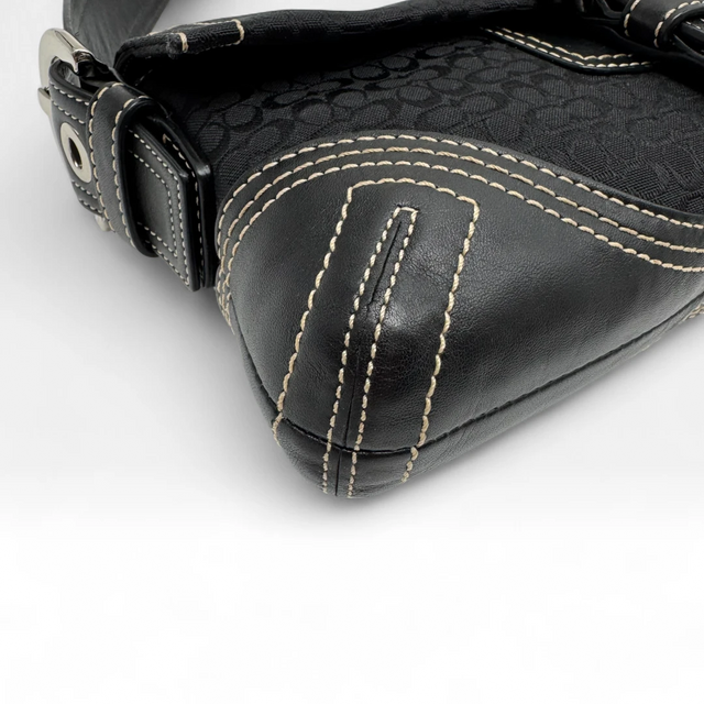 Coach Handtasche Soho Signature schwarz