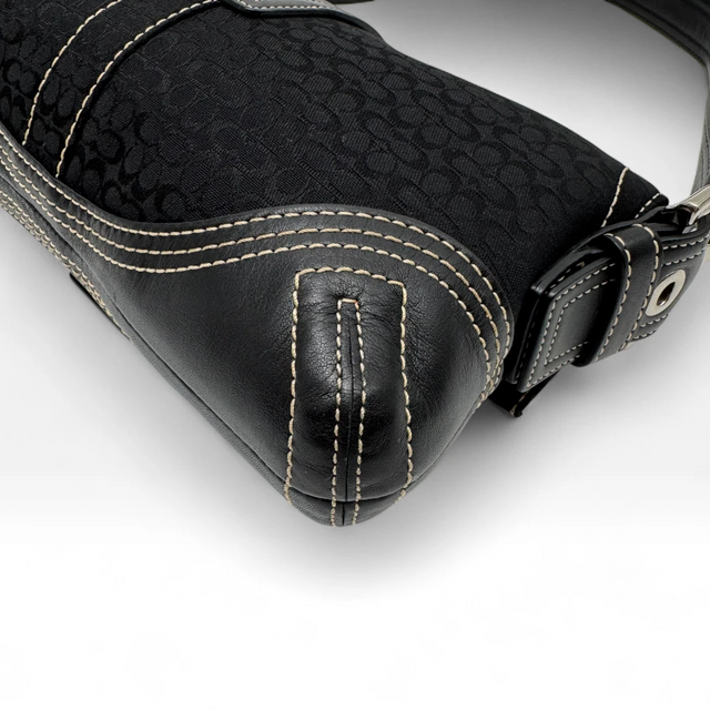 Coach Handtasche Soho Signature schwarz