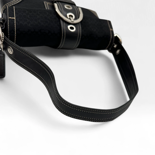 Coach Handtasche Soho Signature schwarz