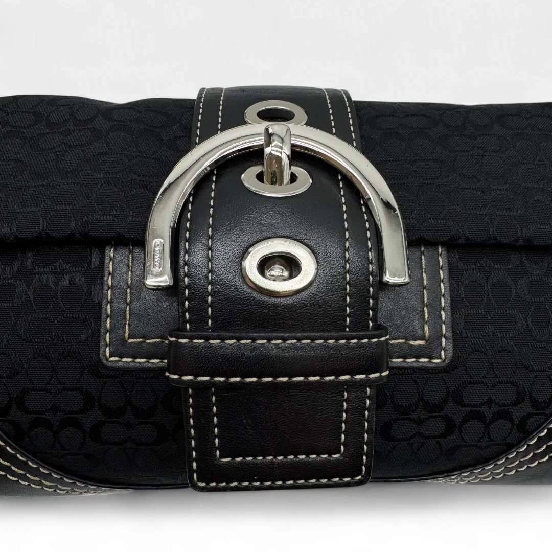 Coach Handtasche Soho Signature schwarz
