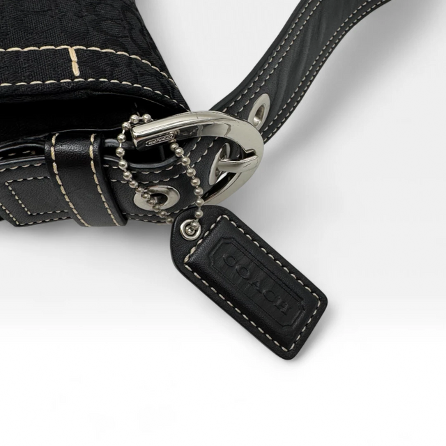 Coach Handtasche Soho Signature schwarz