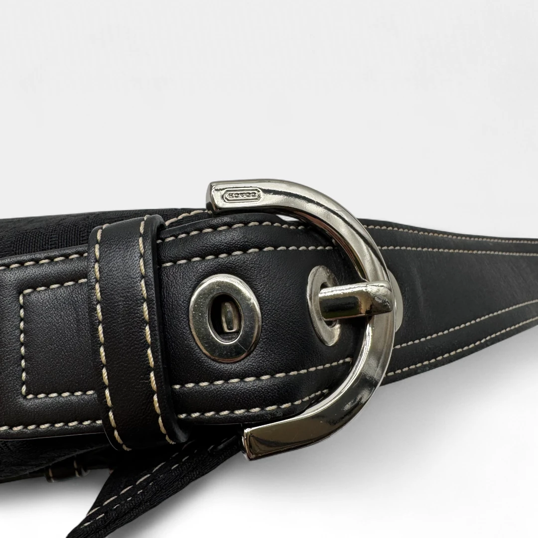 Coach Handtasche Soho Signature schwarz