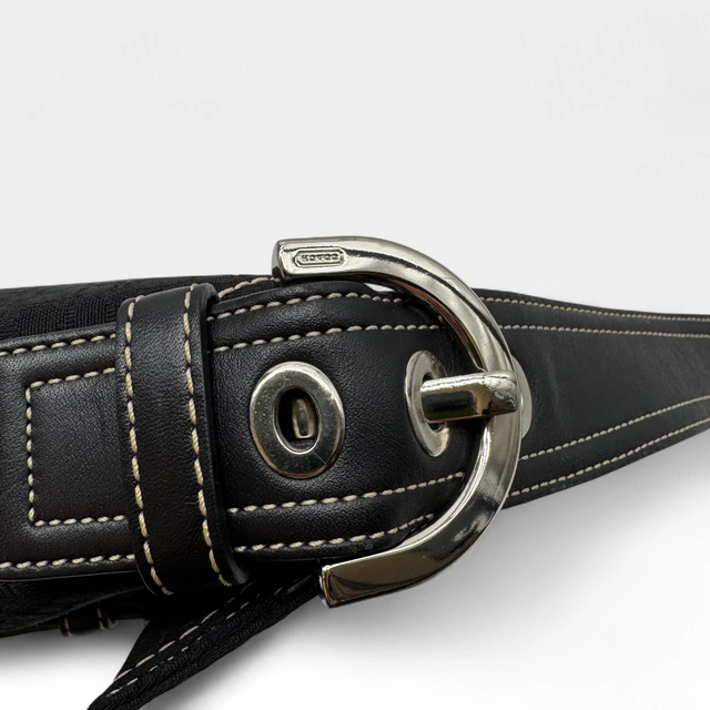 Coach Handtasche Soho Signature schwarz