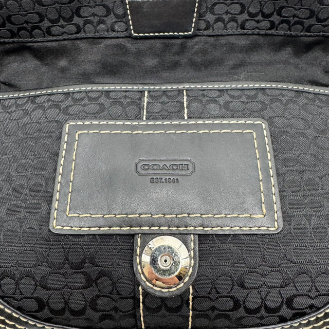 Coach Handtasche Soho Signature schwarz