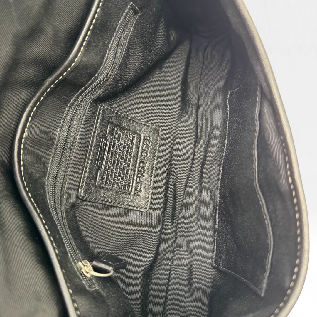 Coach Handtasche Soho Signature schwarz