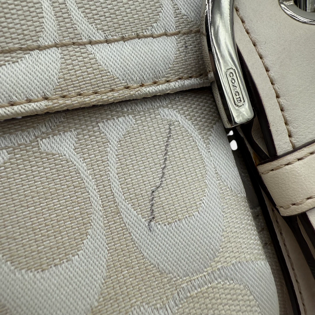Coach Handtasche Soho weiß