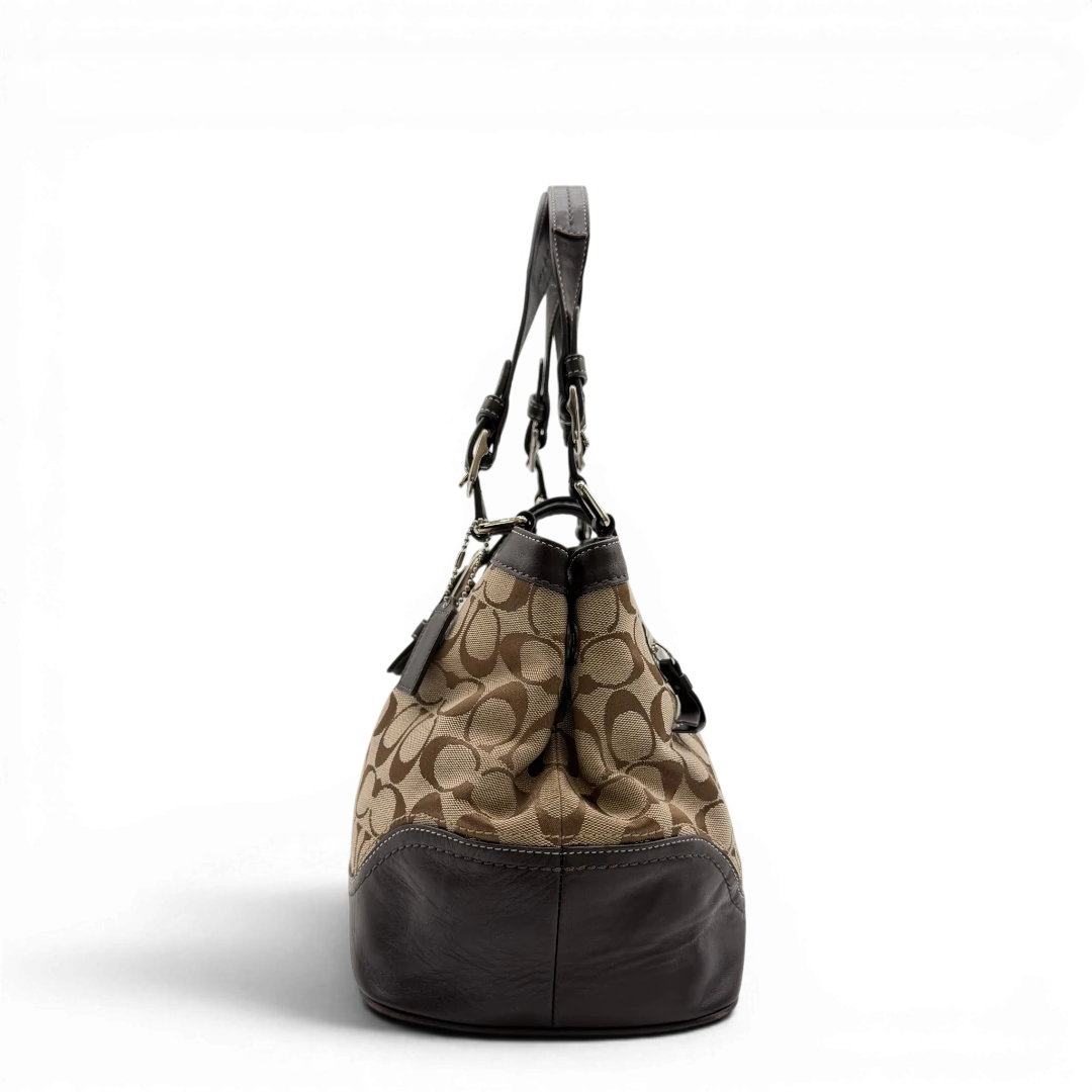 Coach Handtasche Tote bag Signature beige & braun