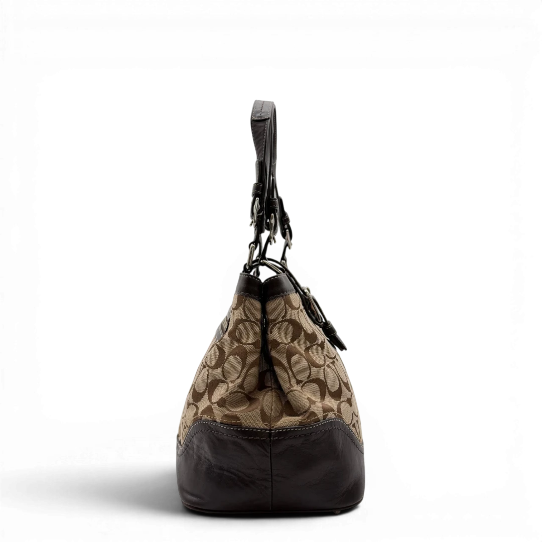 Coach Handtasche Tote bag Signature beige & braun