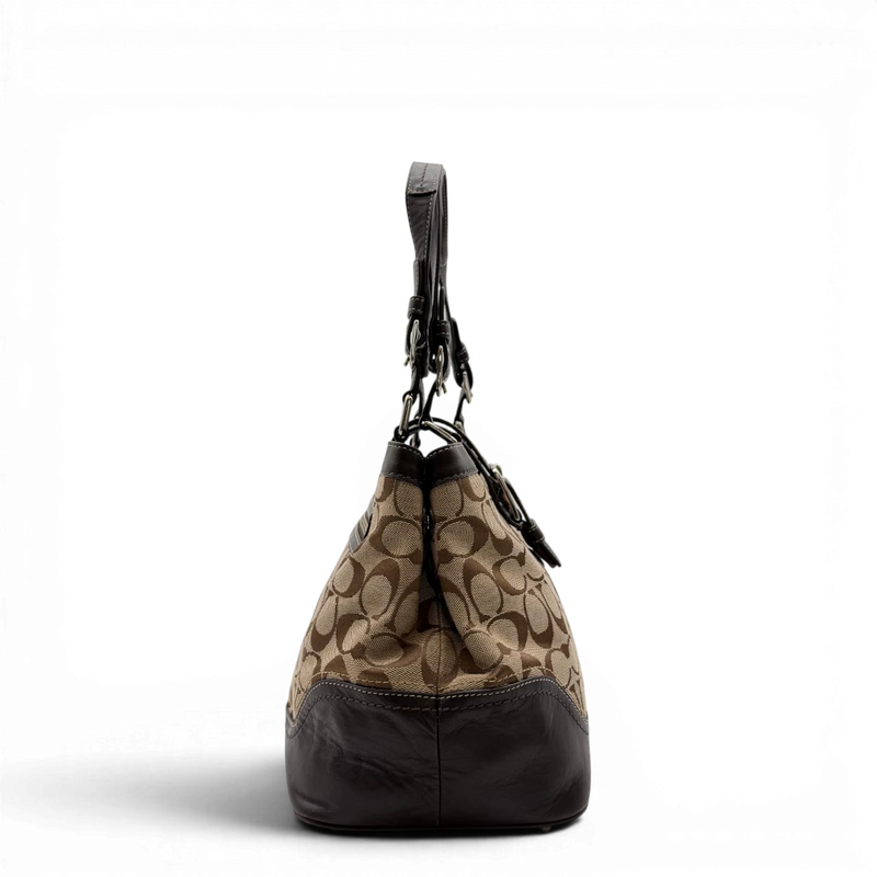Coach Handtasche Tote bag Signature beige & braun