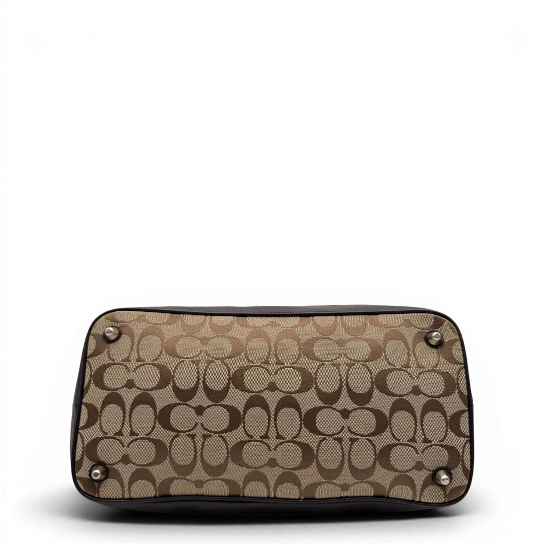 Coach Handtasche Tote bag Signature beige & braun